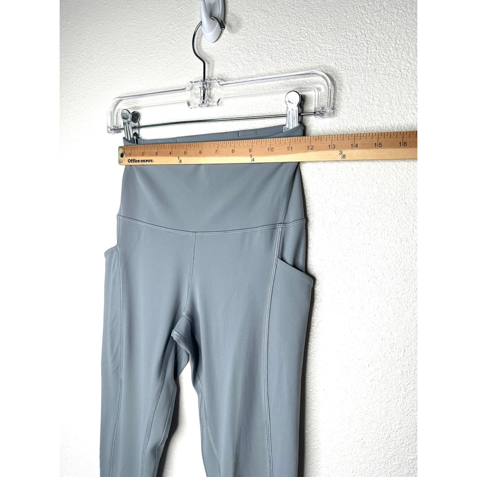 Lululemon Lululemon Gray High-Rise Pocketed Pants 4 Size 27" / US 4 / IT 40 - 8 Thumbnail