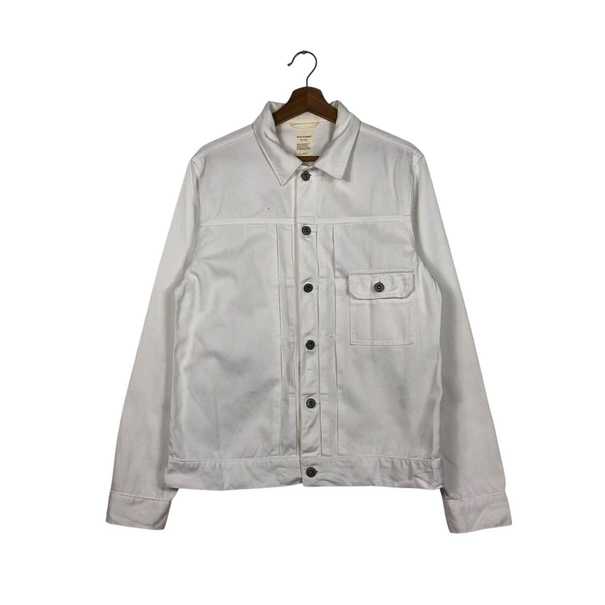Japanese Brand 📌Vintage Biker Chore Jacket Back Number Issey Miyake Size US XL / EU 56 / 4 - 2 Thumbnail