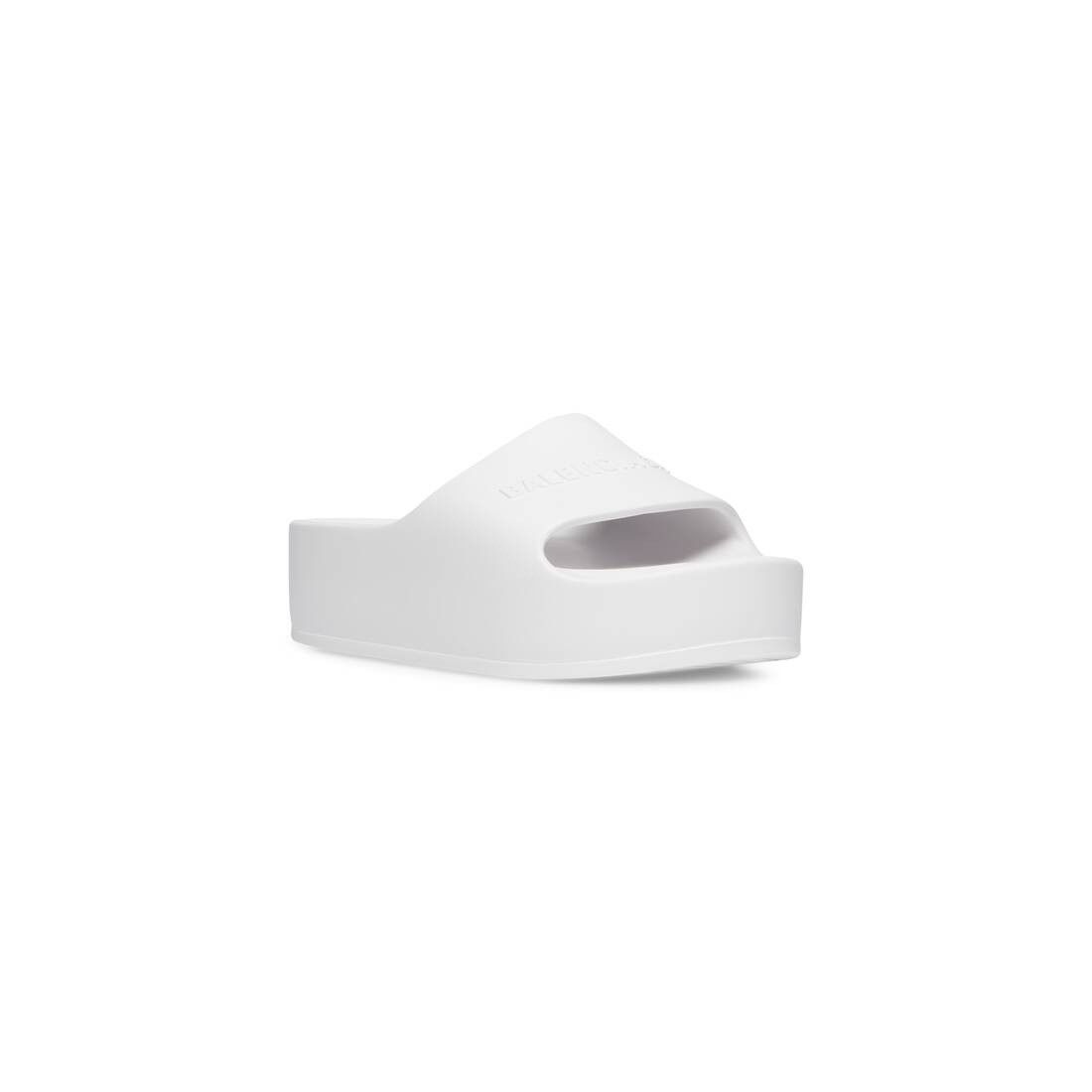 Balenciaga o1w1db10625 Chunky Slide Sandals in White Size US 10 / IT 40 - 2 Thumbnail