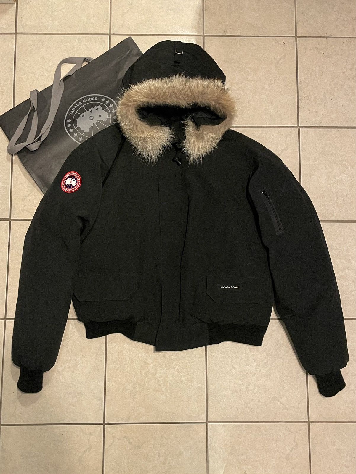 Image of Canada Goose Chilliwack Bomber in Black, Men's (Size 2XL)