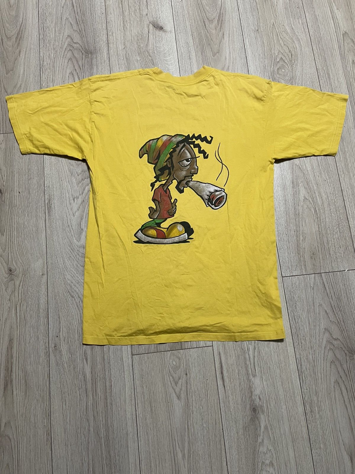 Vintage Vintage Paff Daddy Pot Gangsta Wear Smoke Tee Humor Y2K 90s Size US L / EU 52-54 / 3 - 3 Thumbnail