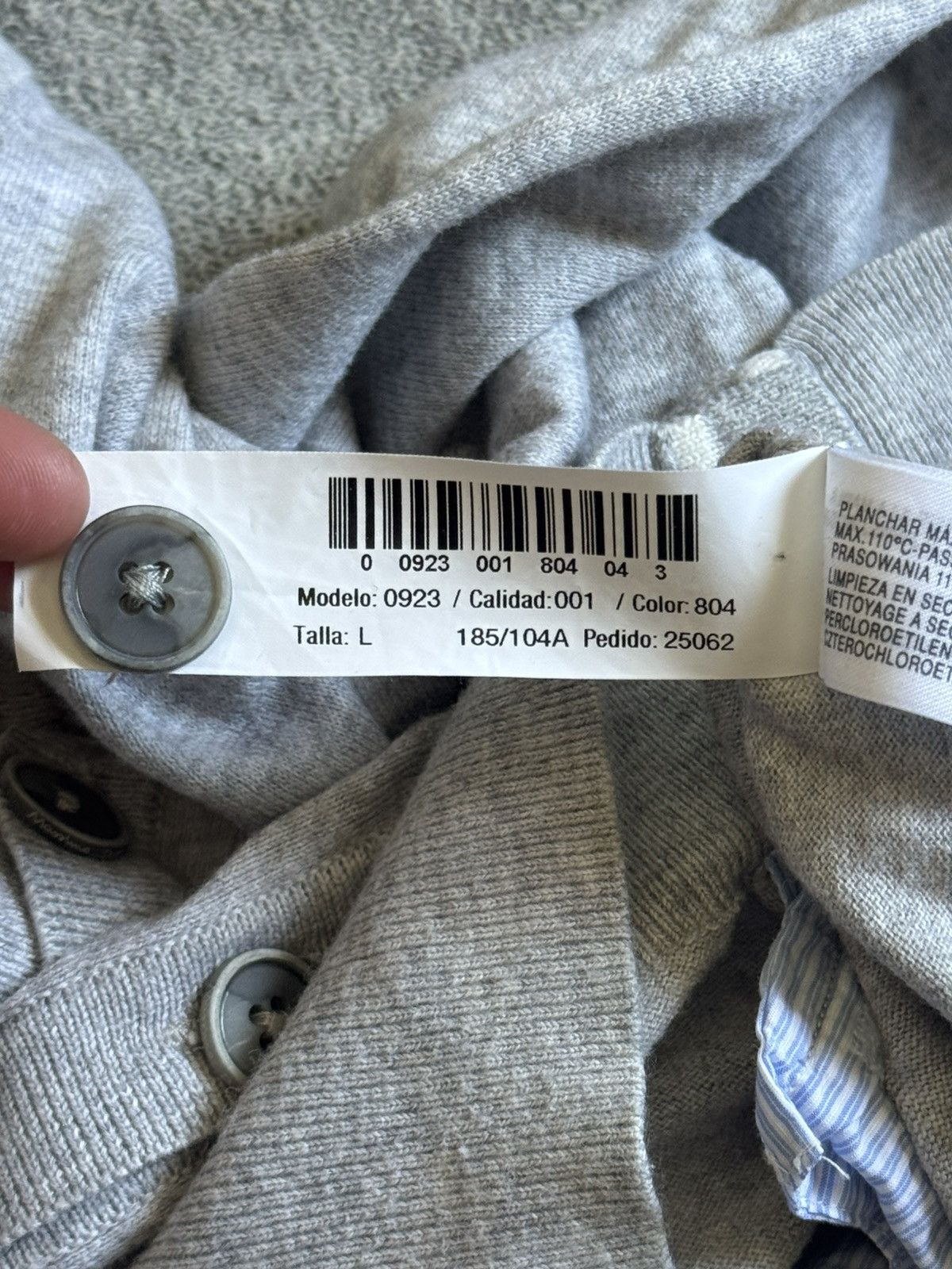 Massimo Dutti Massimo Dutti L button up cardigan pullover jumper knitwear Size US L / EU 52-54 / 3 - 8 Thumbnail