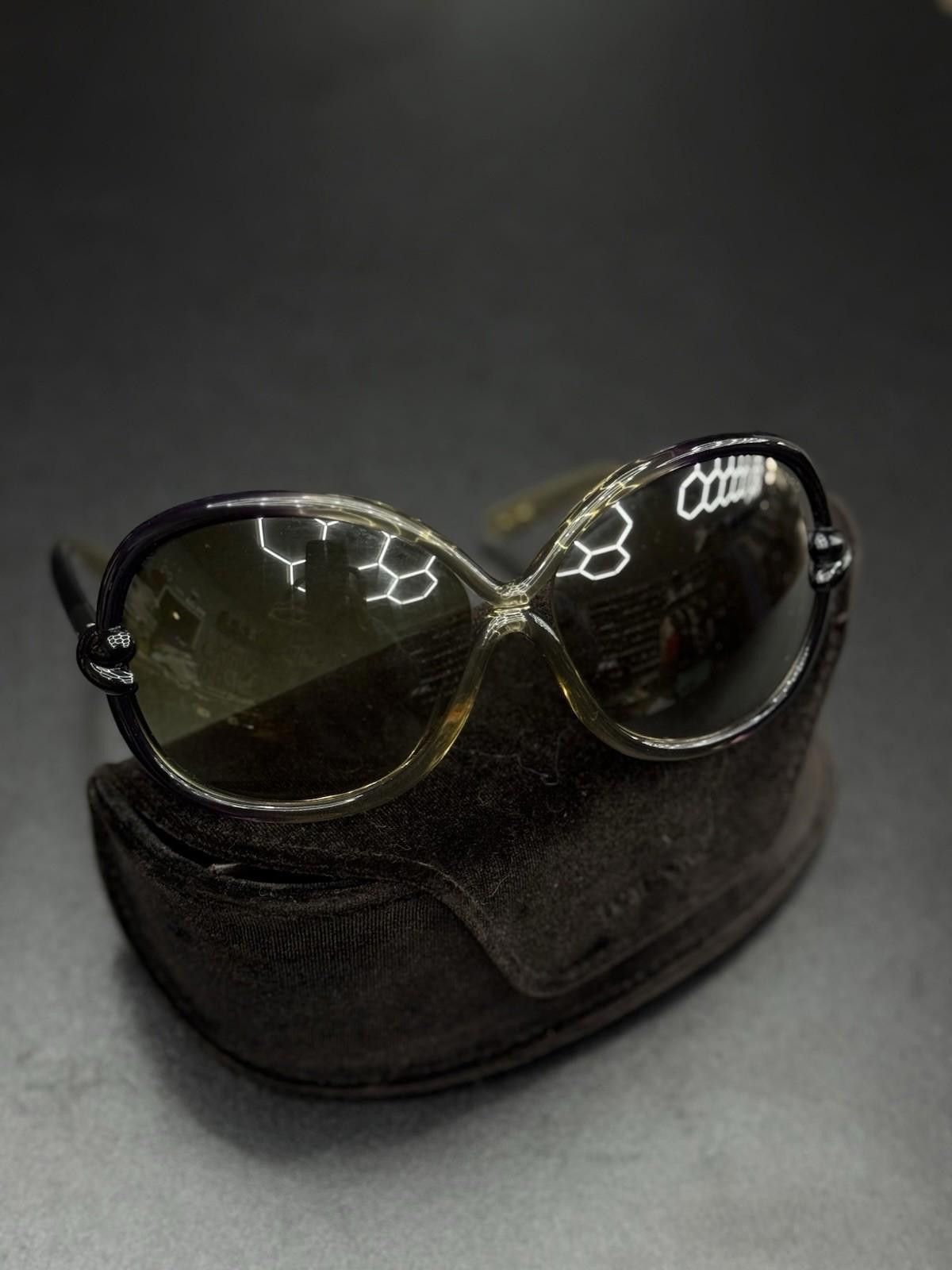 Tom Ford Tom Ford Oversized Sunglasses Knot Brown Gradient Size ONE SIZE - 5 Thumbnail