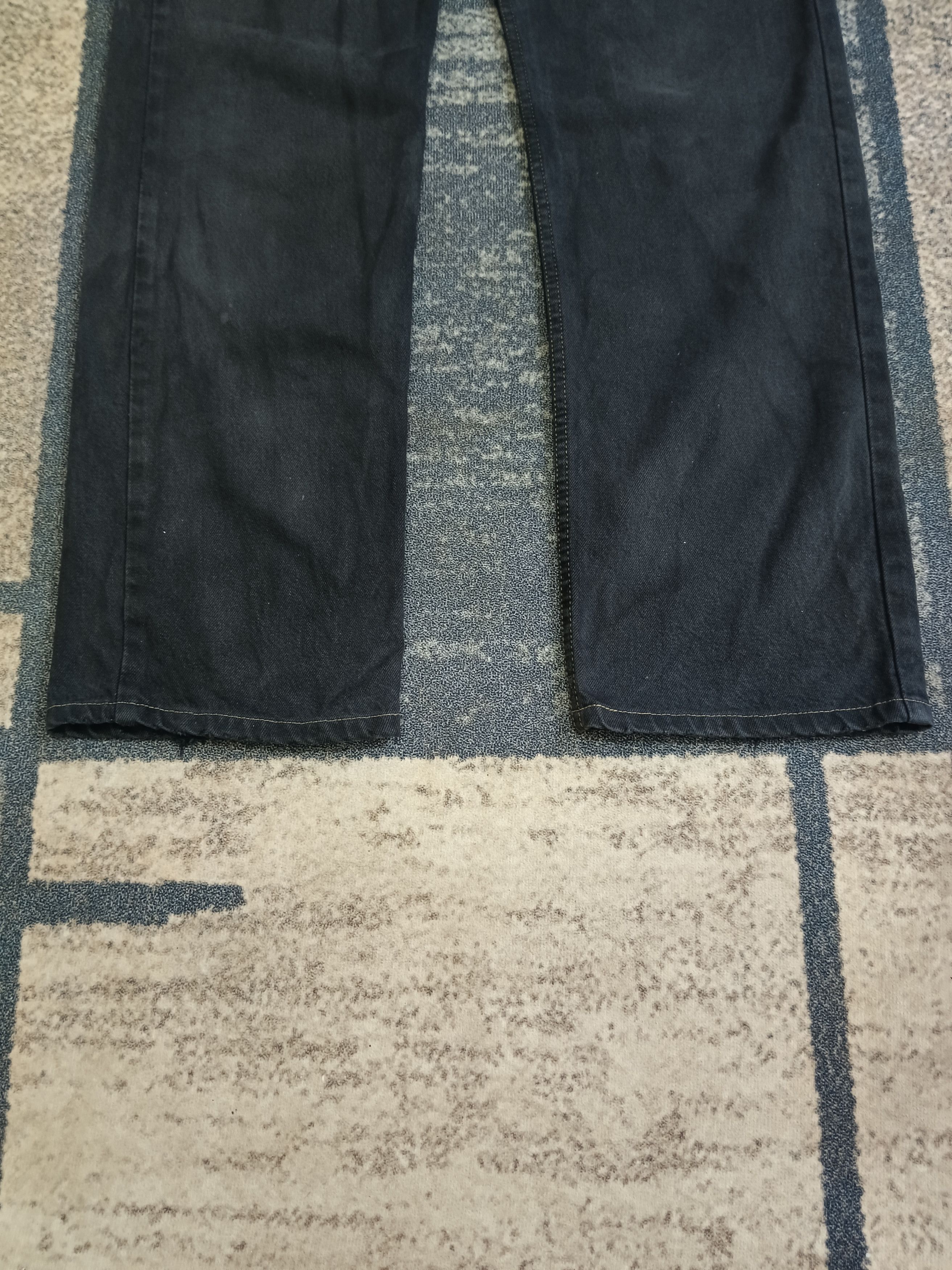 Levi's × Vintage DISTRESSEED VINTAGE LEVIS 512 SUPER BLACK DENIM PANTS Size US 31 - 8 Thumbnail