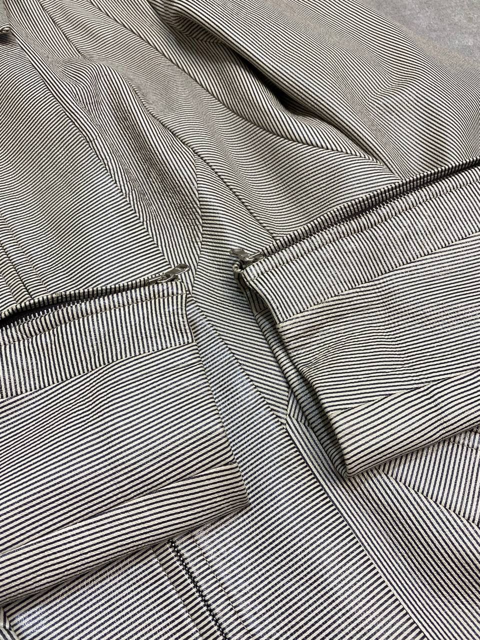 Mila Schon Mila Schon Real Sheepskin Striped Leather Jacket Size M / US 6-8 / IT 42-44 - 13 Thumbnail