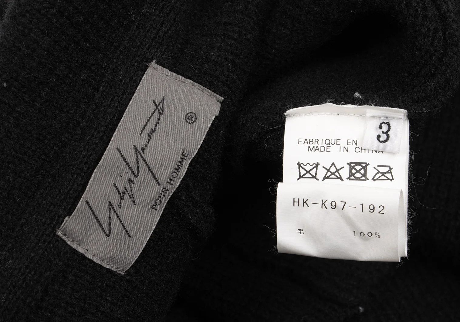 Yohji Yamamoto Yohji Yamamoto Wool Knit Blazer Black 3 Size US L / EU 52-54 / 3 - 13 Thumbnail