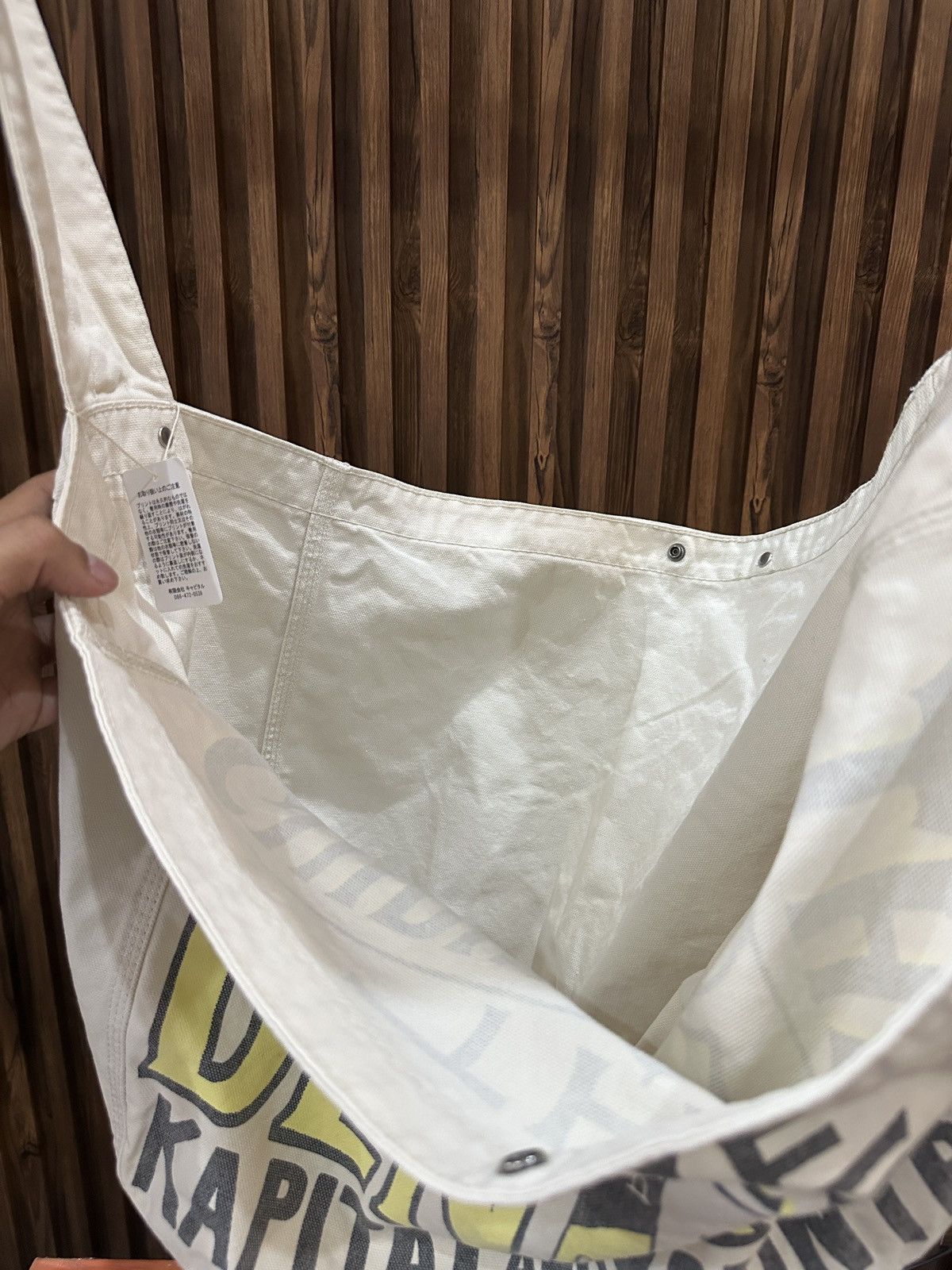 Kapital Kountry Kapital Kountry Canvas newspaper Bag (Guiding light) Size ONE SIZE - 7 Thumbnail