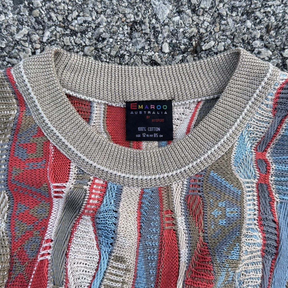 Coogi Vintage Emaroo Australia 3D Knit Sweater. Size US XS / EU 42 / 0 - 5 Thumbnail