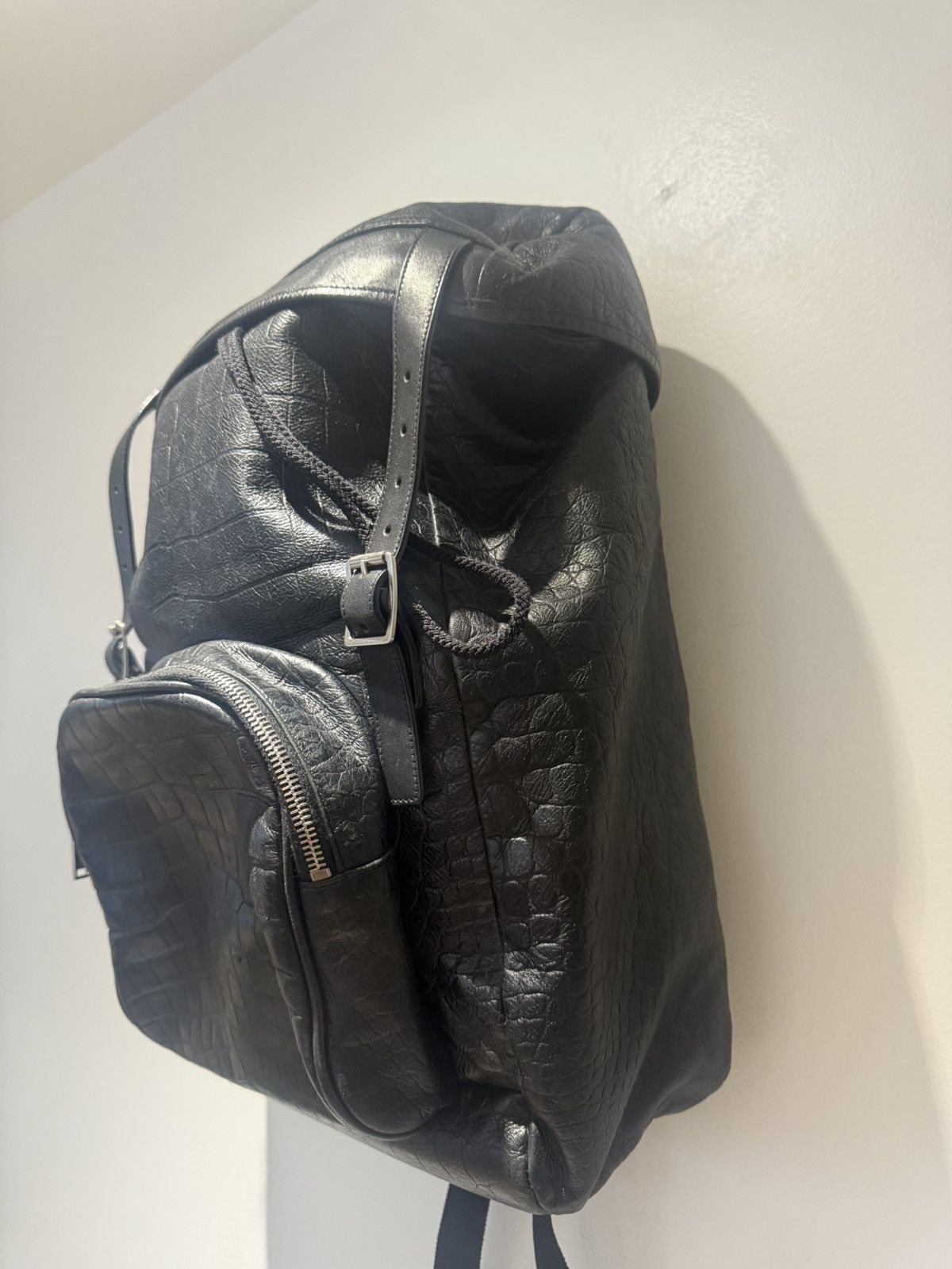 Saint Laurent Paris Saint laurent Backpack Leather Rare Size ONE SIZE - 4 Thumbnail