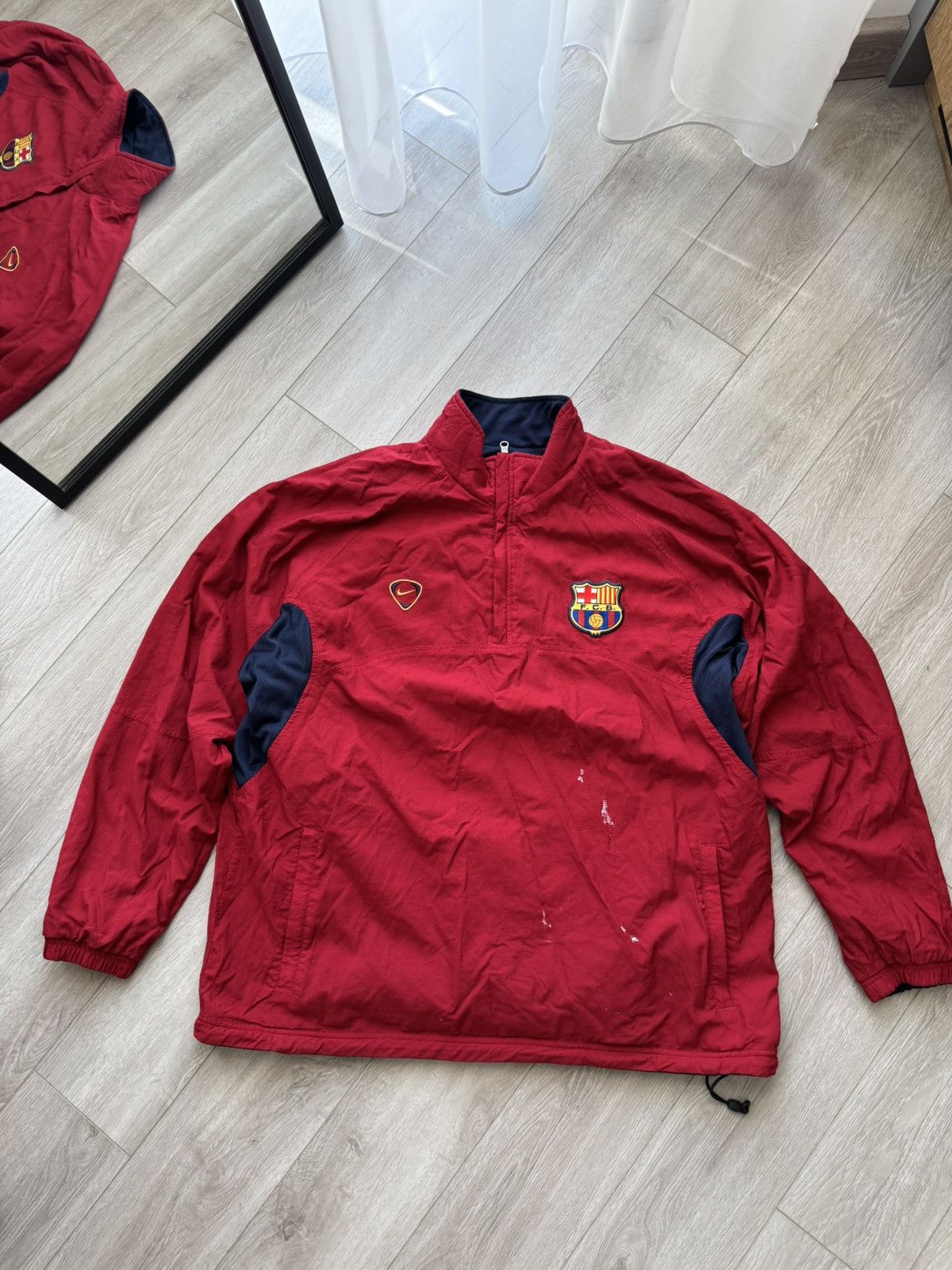 Other 2000-01 FC Barcelona Jacket reversible (Good) XL Size US XL / EU 56 / 4 - 8 Thumbnail