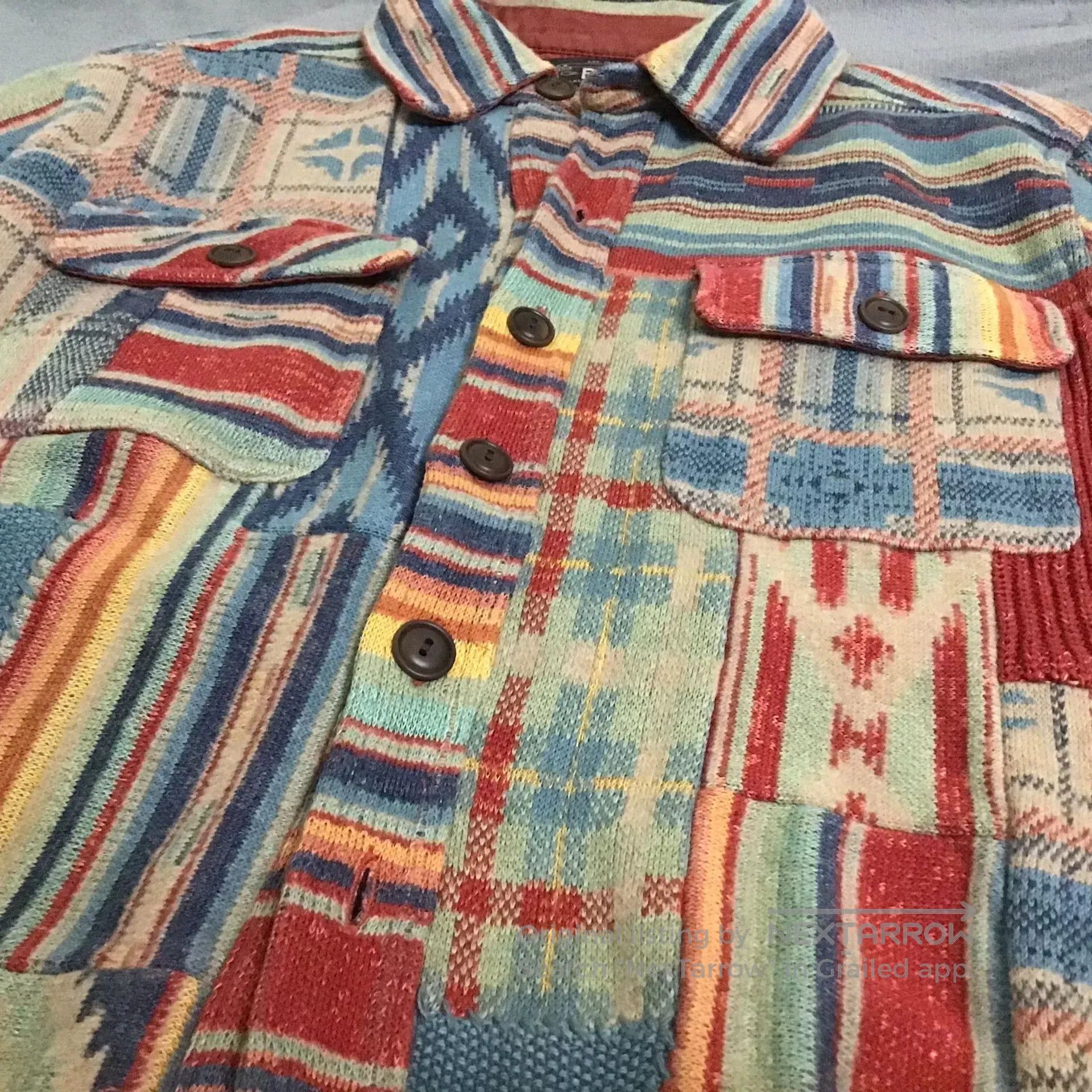 RRL Ralph Lauren RRL Ralph Lauren Patchwork Shirt. Size US XS / EU 42 / 0 - 3 Thumbnail