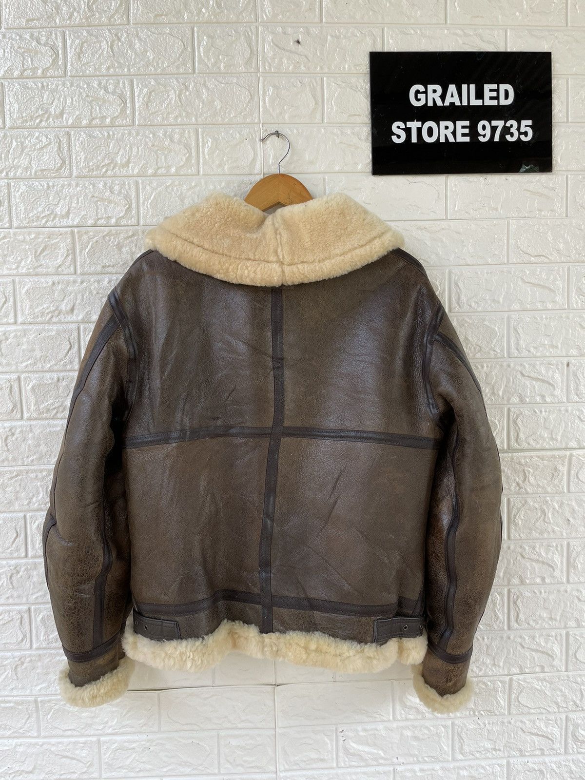 Avirex Vintage Avirex B-3 Sheepskin Flight Leather Shearling Jacket Size US M / EU 48-50 / 2 - 2 Thumbnail