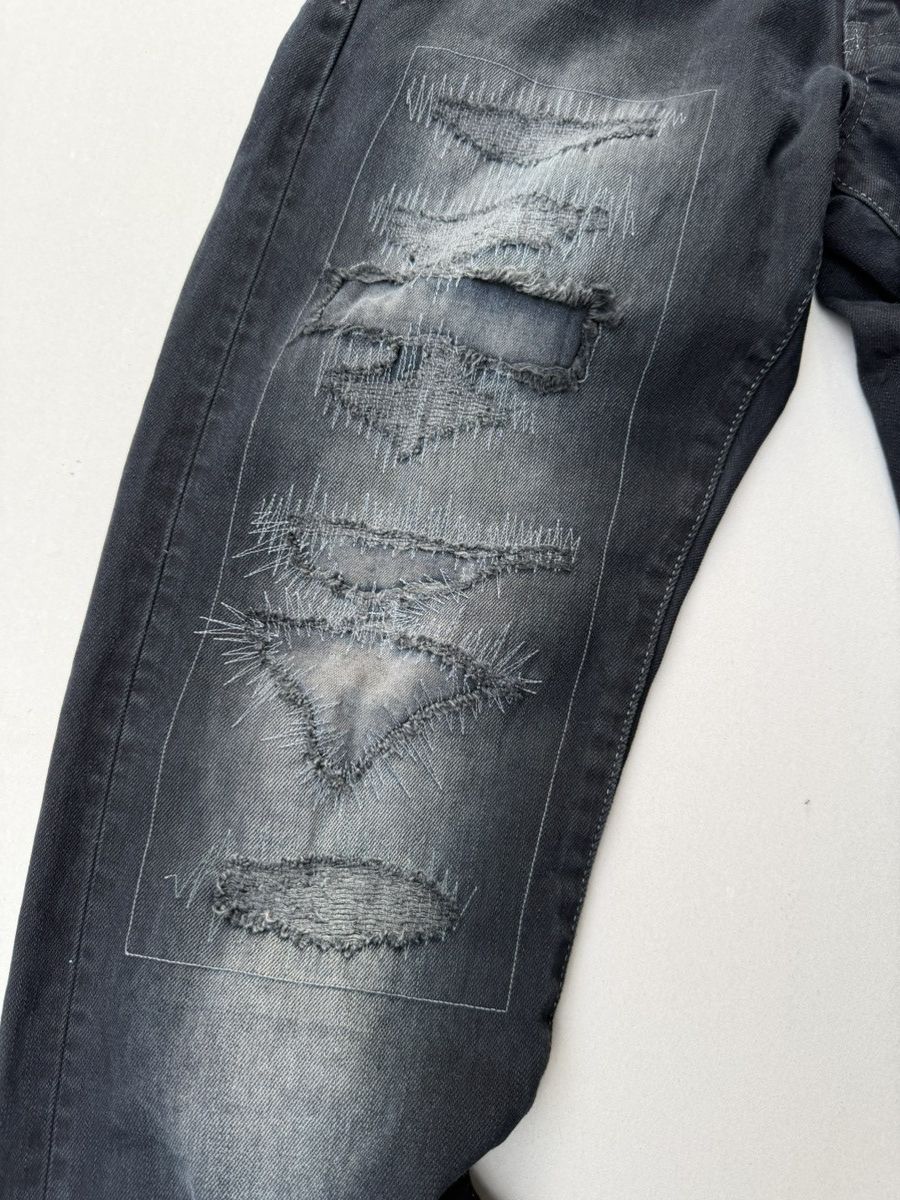 Vanquish lace up flare jeans Size US 32 / EU 48 - 3 Thumbnail