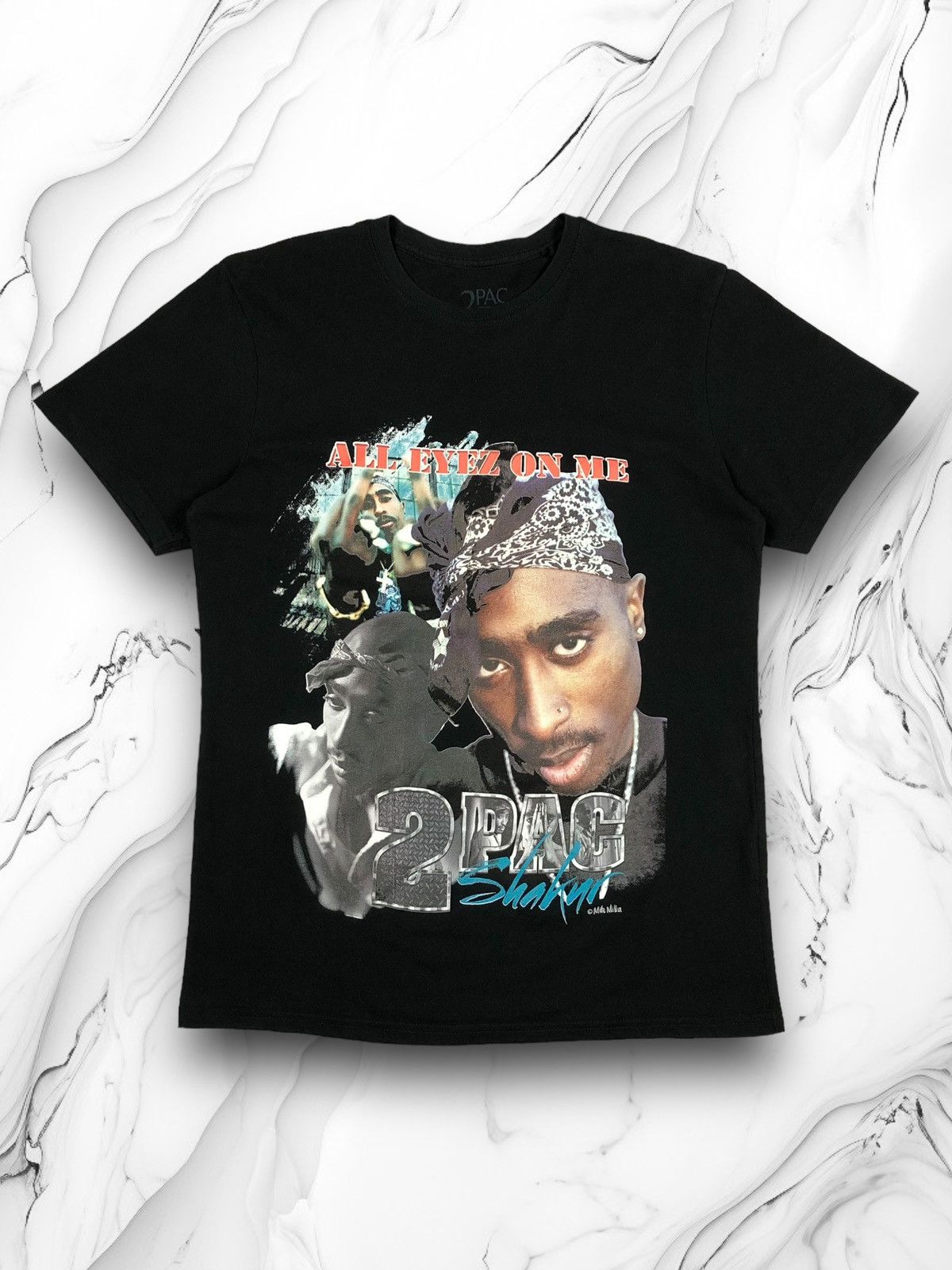 Rap Tees × Streetwear × Vintage Vintage 00s 2PAC Tupac All Eyes On 