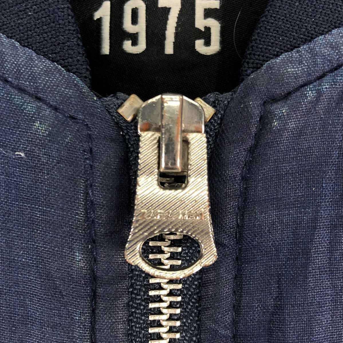 Japanese Brand Bomber Jacket Type MA-1 Denim by 1975 Size US L / EU 52-54 / 3 - 12 Thumbnail