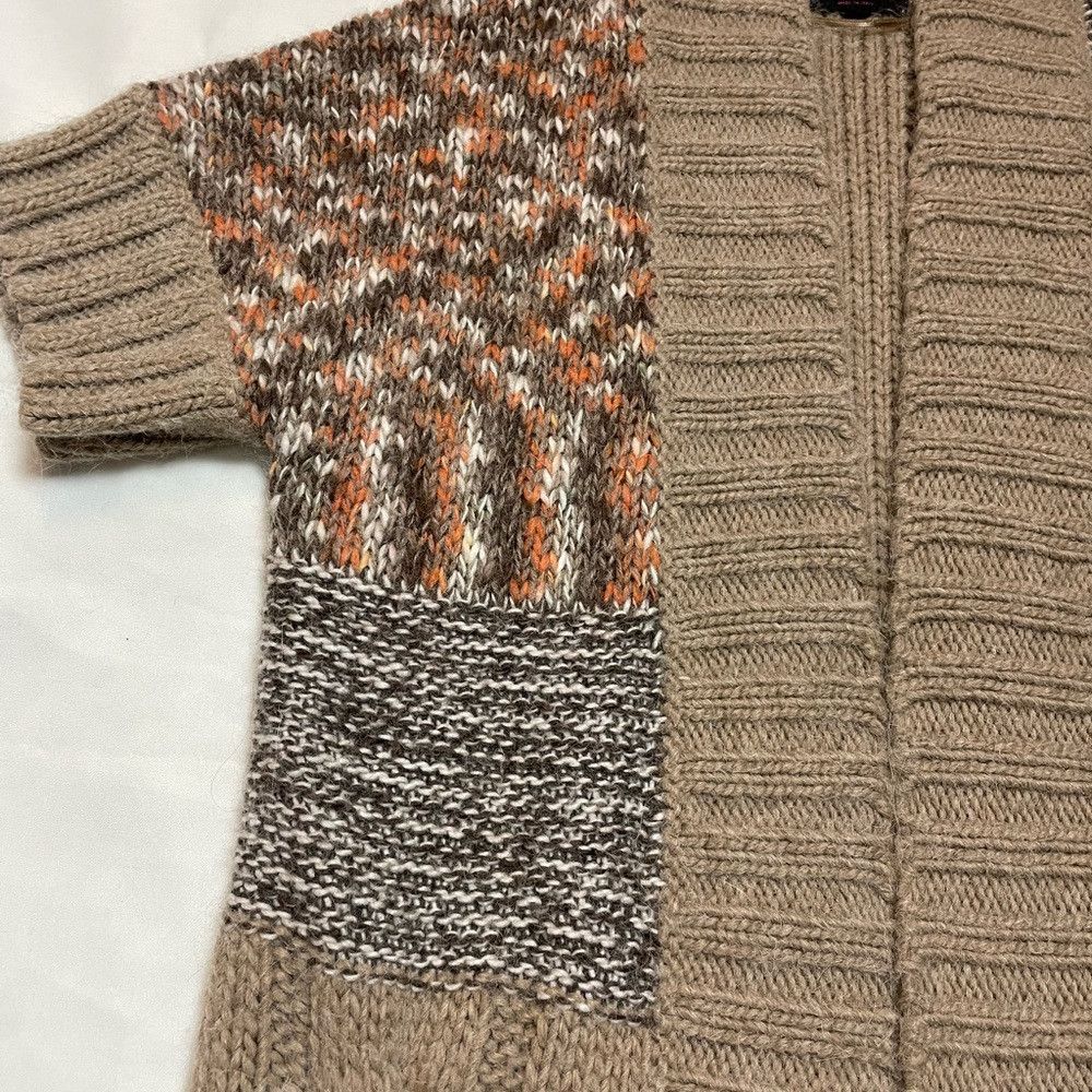 Other Gottardi Collection Brown Knit Long Cardigan Made in Italy Size S / US 4 / IT 40 - 4 Thumbnail