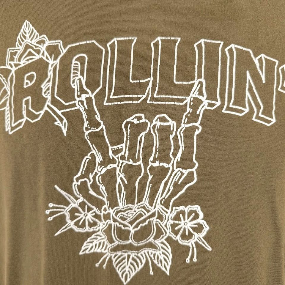 H&M VINTAGE Rock & Roll Skeleton T Shirt Mens Size XS Green Rollin Divided H&M Size US XS / EU 42 / 0 - 3 Thumbnail