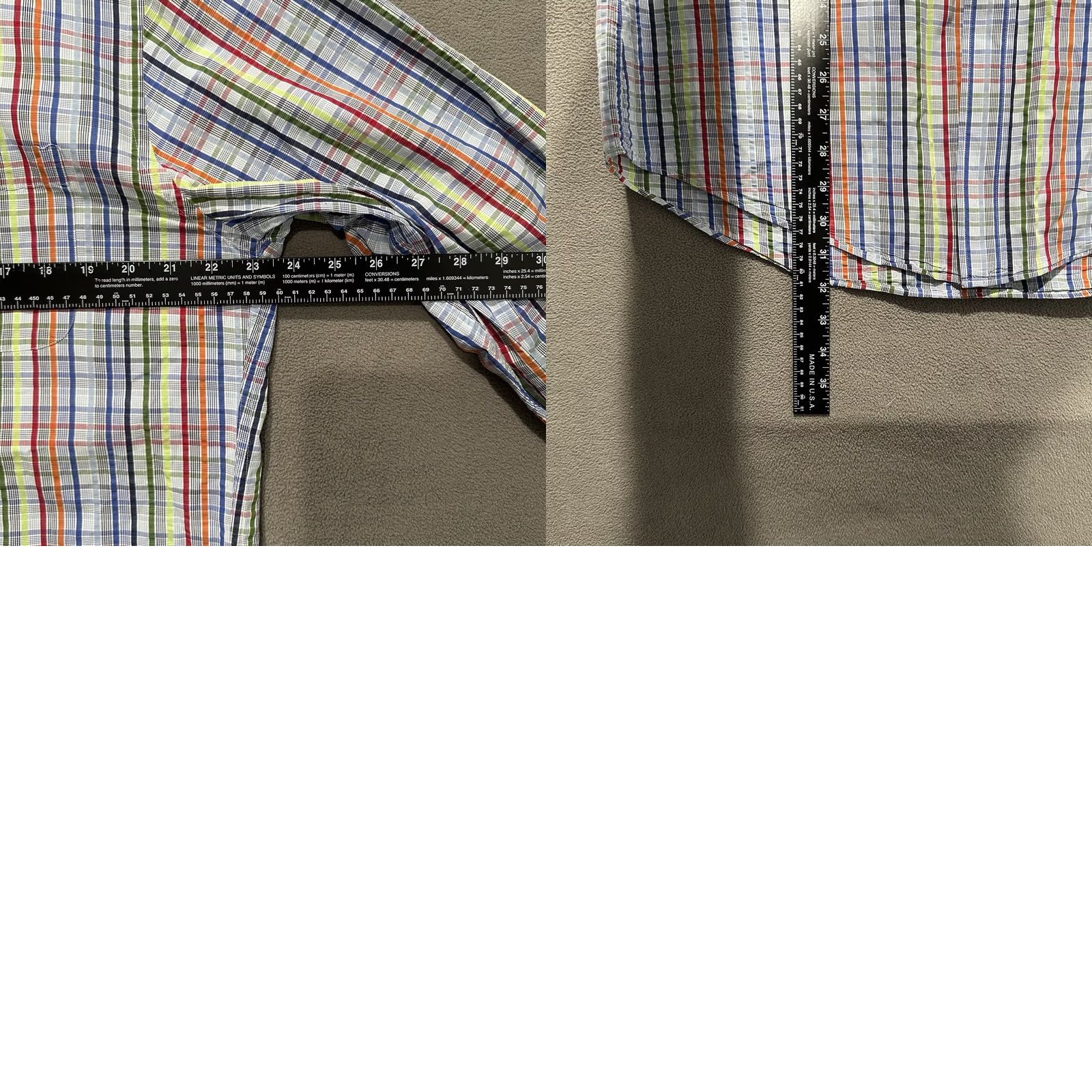 Brooks Brothers Brooks Brothers Original Polo Shirt Mens Large Blue Plaid Slim Fit Button Down Size US L / EU 52-54 / 3 - 8 Thumbnail