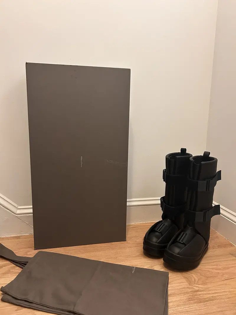 Rick Owens RICK OWENS - Black Splint Boots Size US 8.5 / EU 41-42 - 4 Thumbnail
