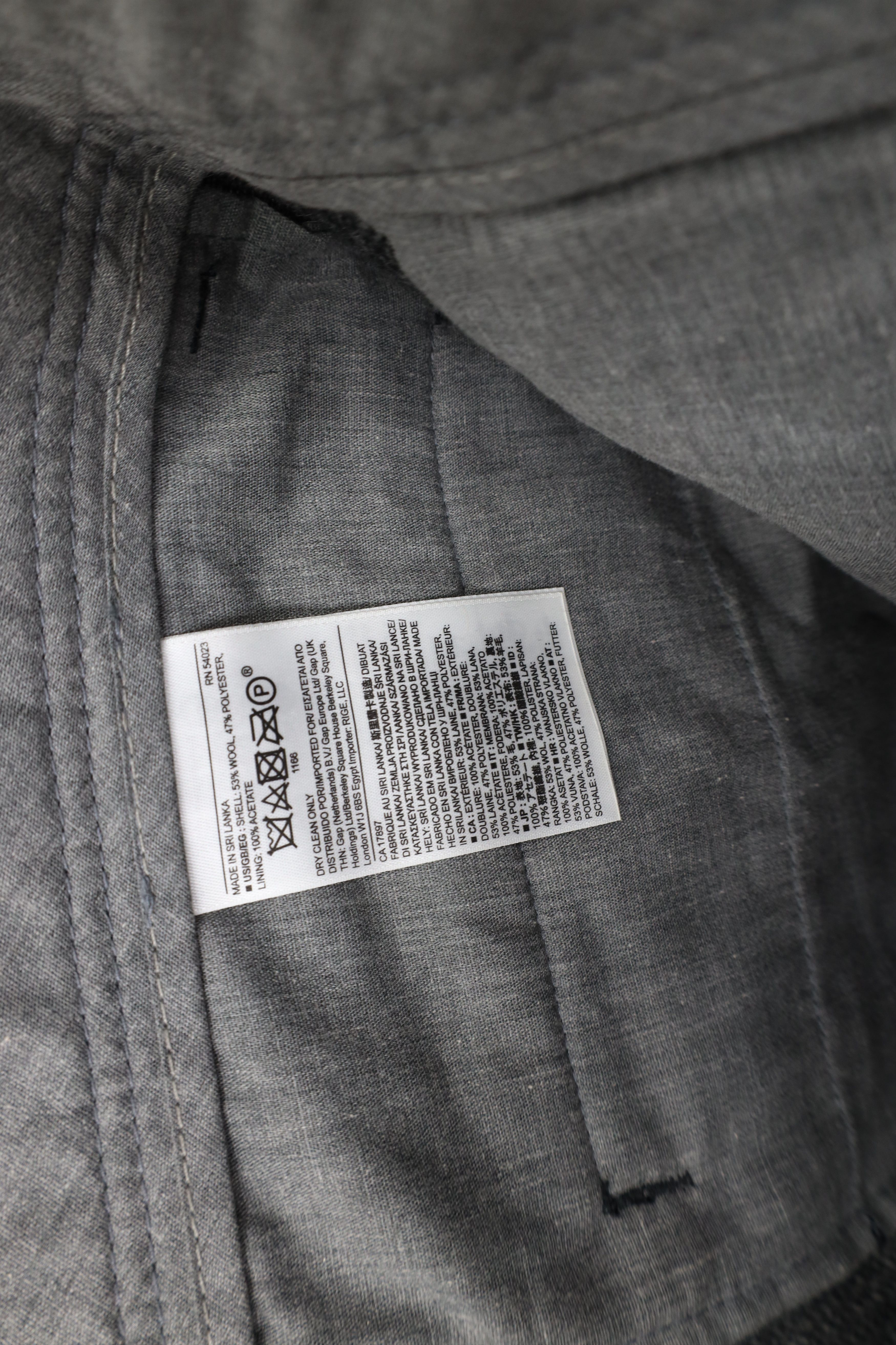 Banana Republic × Vintage Banana Republic Wool Blend Herringbone Aiden Fit Chino Pants Size US 33 - 8 Thumbnail