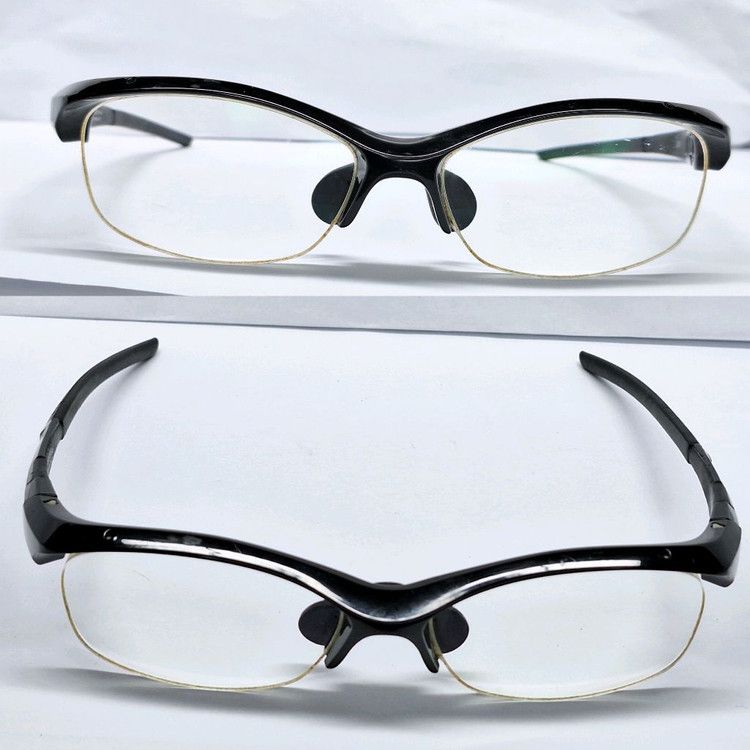Other Zoff ATHLETE ZA191009 Sports Half-Rim Glasses Frame Wide Fit Size ONE SIZE - 7 Thumbnail