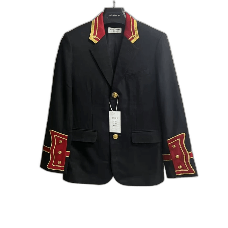Saint Laurent Paris Saint Laurent Classic Black Tailored Jacket Size US M / EU 48-50 / 2 - 1 Thumbnail