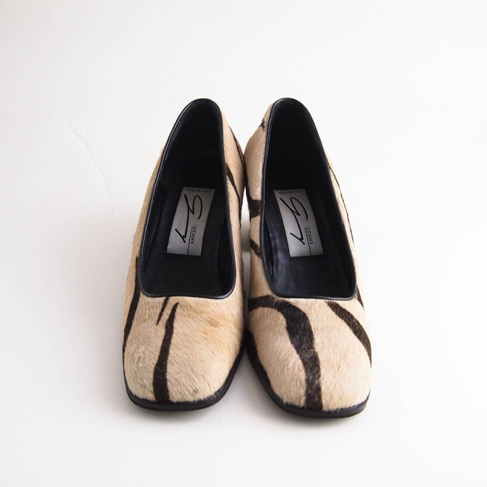 Other Genny by Prada Heels Brown Calf Hair US 6 EU 36 Size US 6 / IT 36 - 3 Thumbnail
