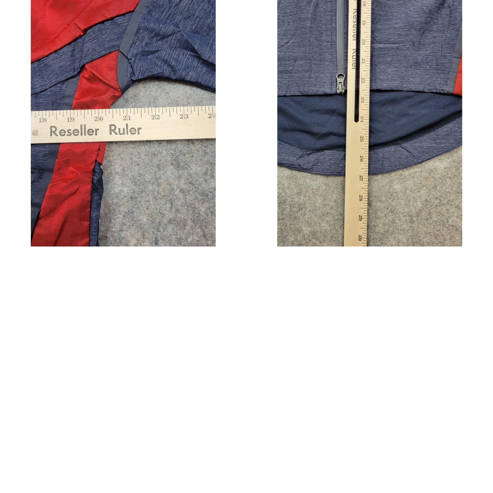 Nike Nike Jacket Windbreaker Womens Medium Red Gray Full Zip Hooded Bonded Windrunner Size M / US 6-8 / IT 42-44 - 8 Thumbnail