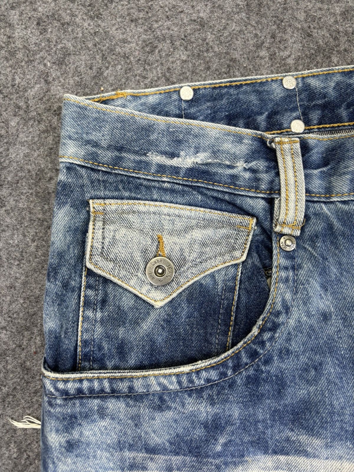 Japanese Brand Statement Pant 💥anti label Japan Soft Distressed Denim F947 Size US 32 / EU 48 - 7 Thumbnail