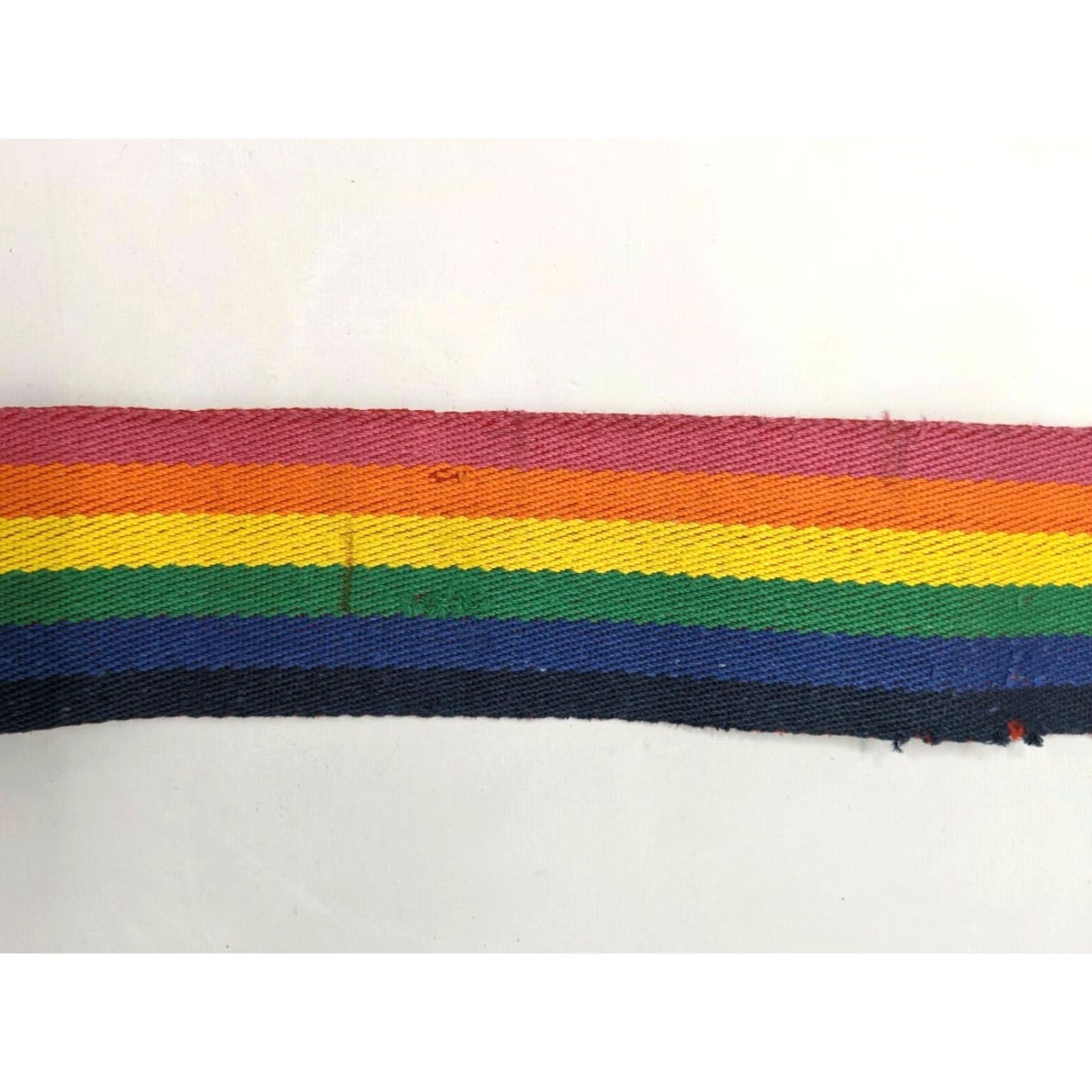 Rainbow VTG 1980s Peter's Rainbow Adjustable Stretch Belt w/ Name Address ID Holder L19 Belt, 64" Length, 2 1/2" Width, Multi-Color (Adult Unisex) Size ONE SIZE - 5 Thumbnail