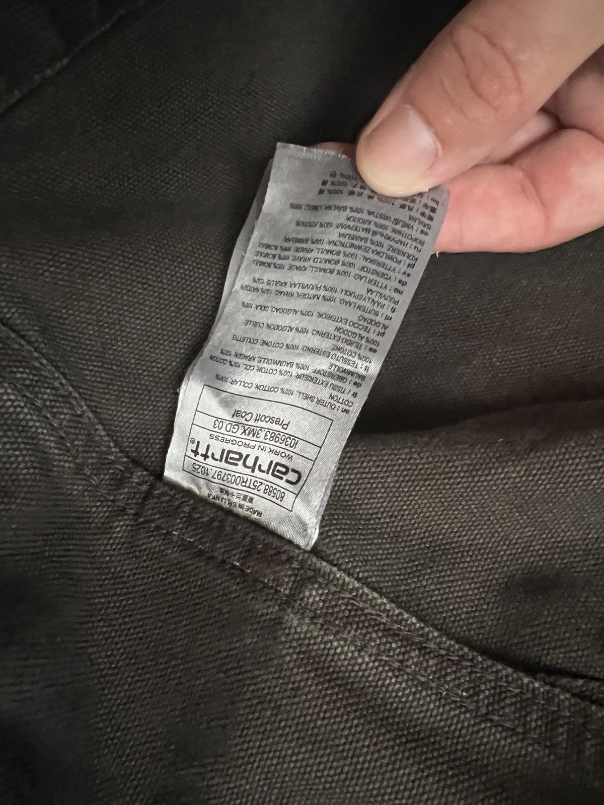 Carhartt Wip Black Carhartt Prescott Jacket Oxide Green Size US L / EU 52-54 / 3 - 4 Thumbnail