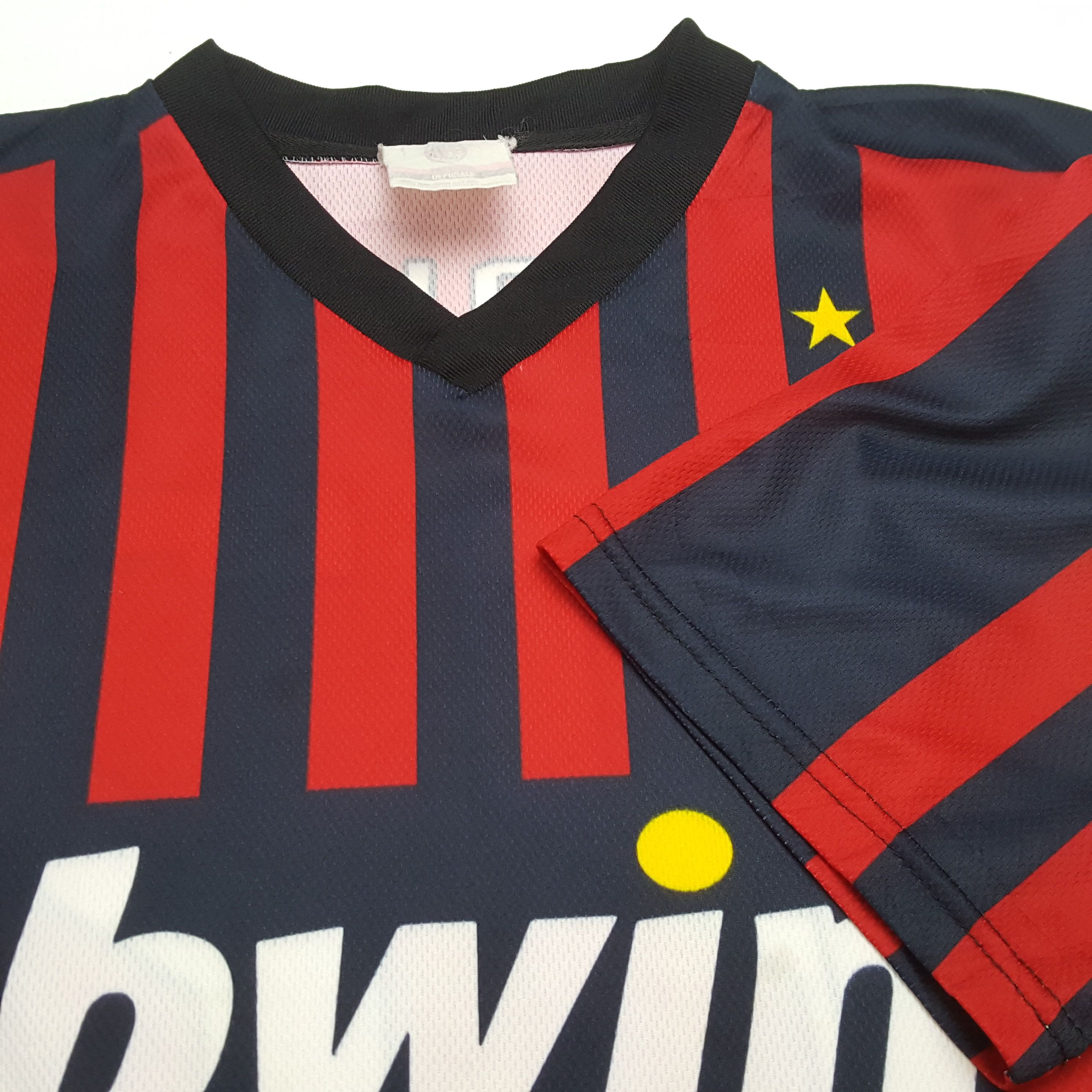 Vintage AC MILAN Jersey Italy Football Soccer Club dp1 Size US L / EU 52-54 / 3 - 6 Thumbnail