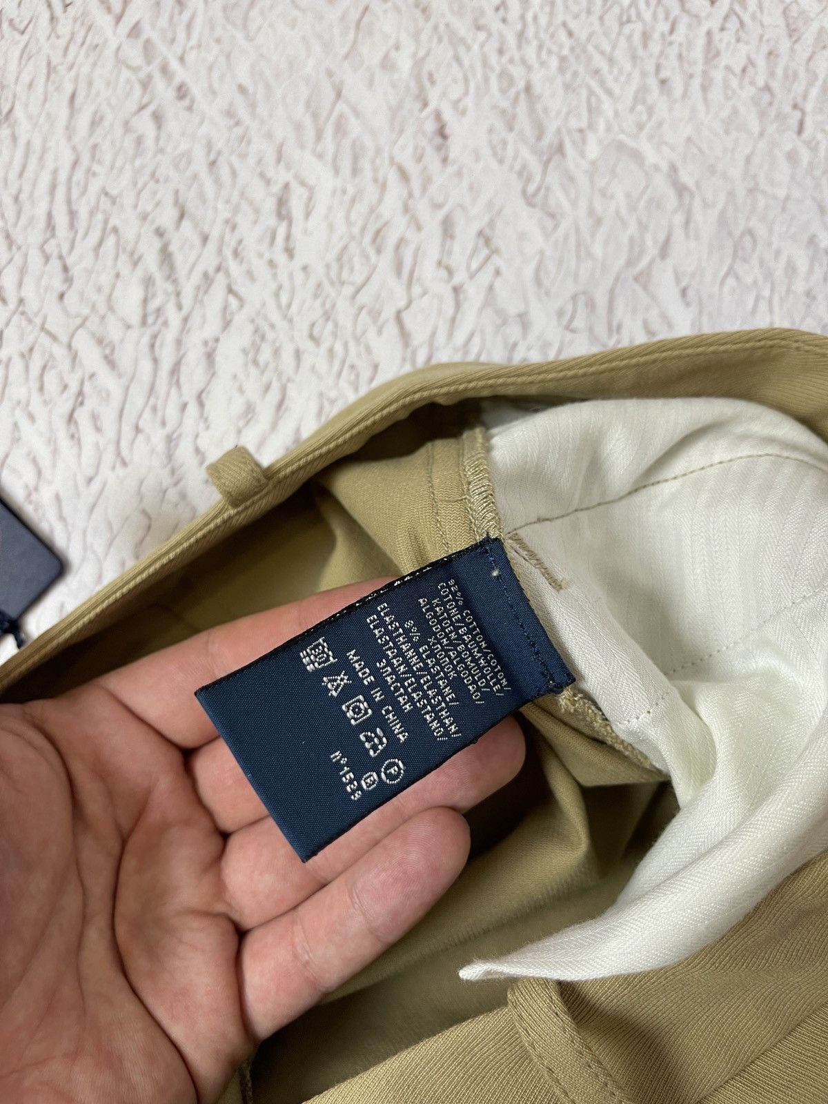 Polo Ralph Lauren Polo Ralph Lauren beige suede trim pants chinos Size 27" / US 4 / IT 40 - 8 Thumbnail