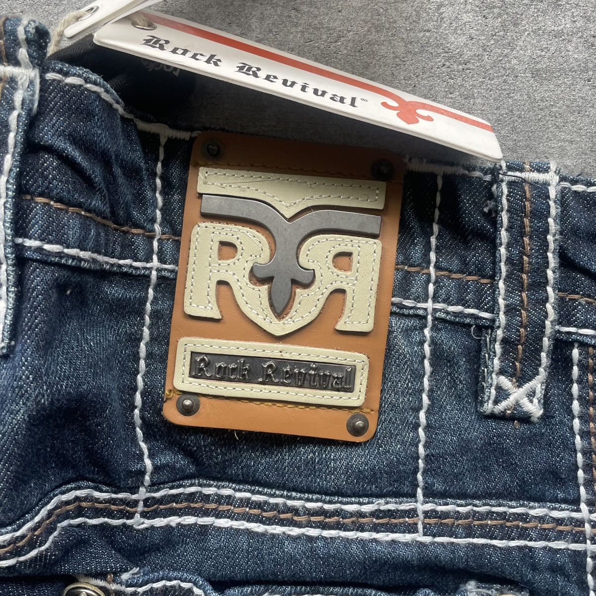 Rock Revival NWT Rock Revival Billy Straight Fit Pocket Logo Pan Size US 32 / EU 48 - 6 Thumbnail