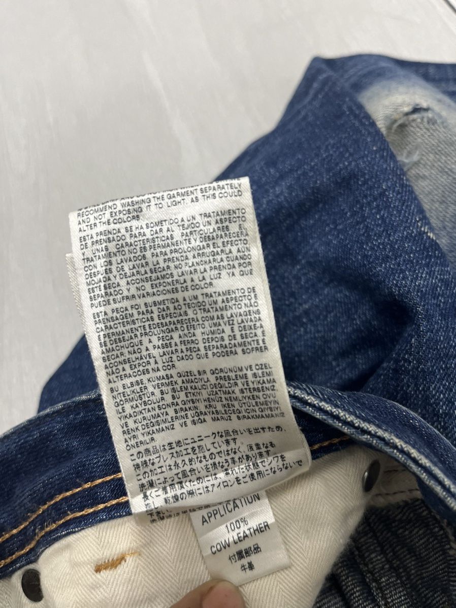 Diesel Vintage Faded Distressed Diesel Denim Y2K Style Size US 30 / EU 46 - 15 Thumbnail