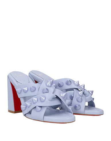 Christian Louboutin o1s1wg110924 Spika Clump Pumps in Lilac Size US 10 / IT 40 - 4 Thumbnail