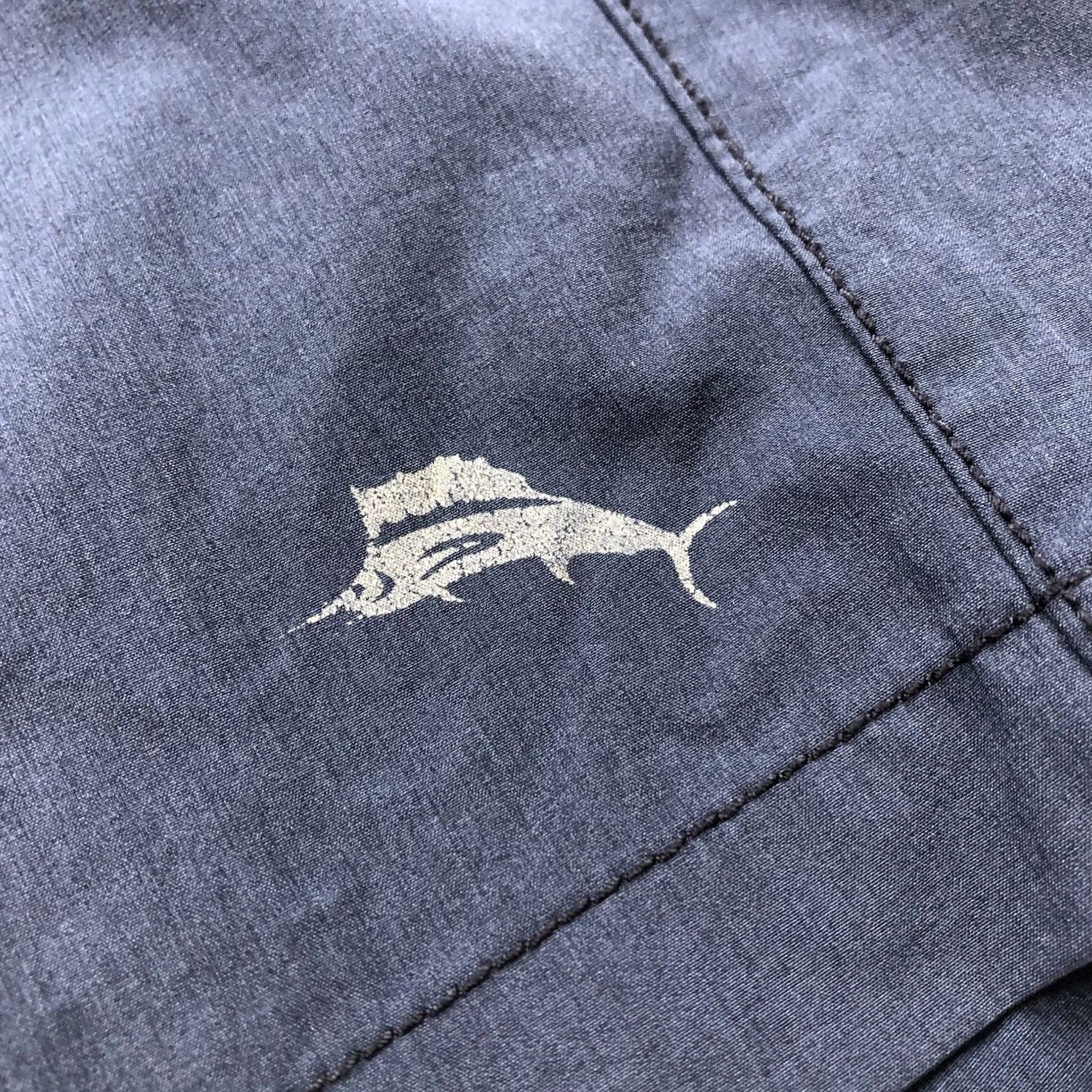 Tommy Bahama Tommy Bahama Island Active 38 9" Chino Shorts Blue PLS READ Mens Regular Waist 40in Inseam 9in Flat Front Pocket Stretch Size US 38 / EU 54 - 2 Thumbnail
