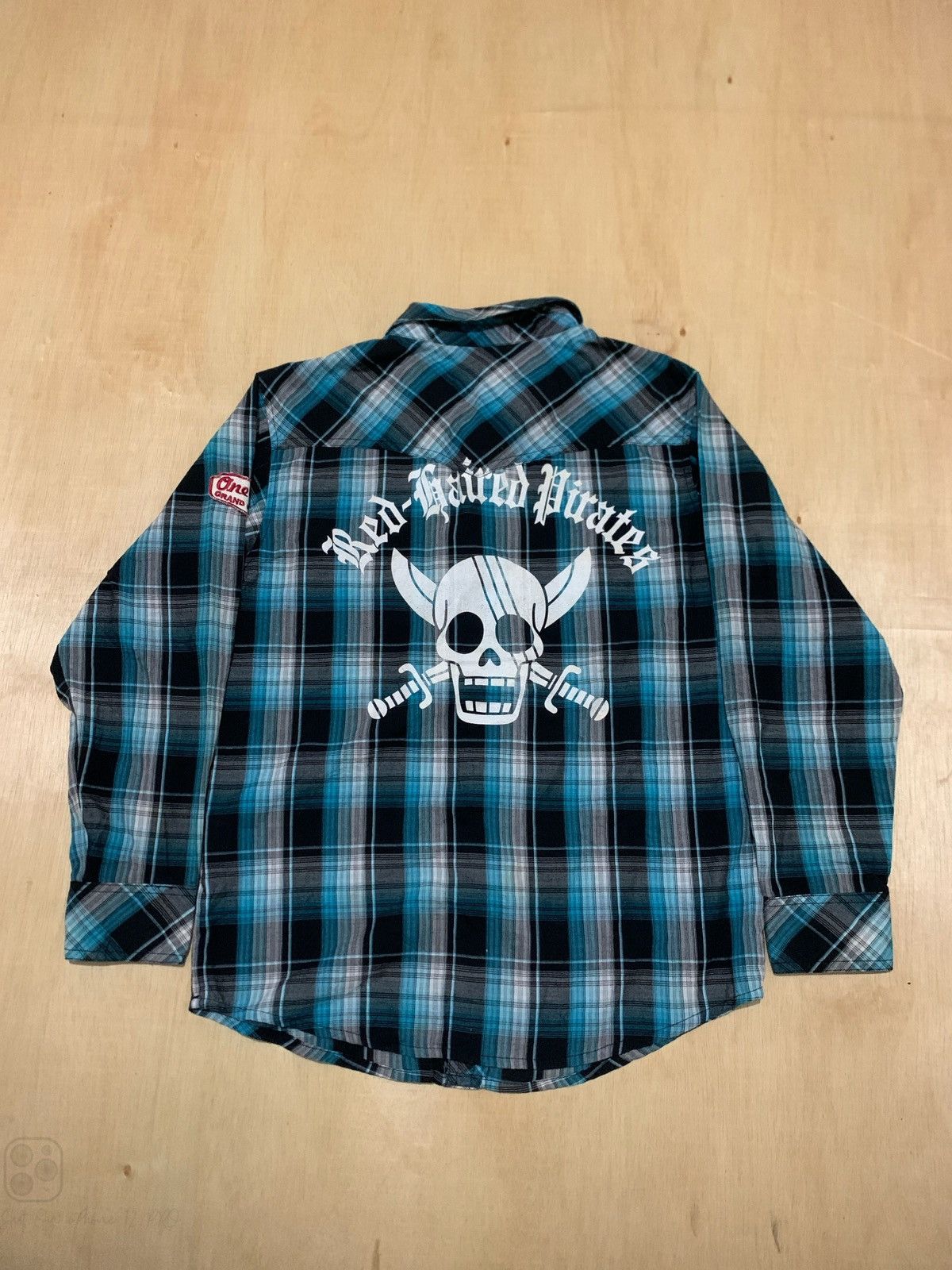 Hysteric Glamour × Japanese Brand × One Piece Y2k One Piece Red Baired Pirates Shirt Size US M / EU 48-50 / 2 - 1 Thumbnail