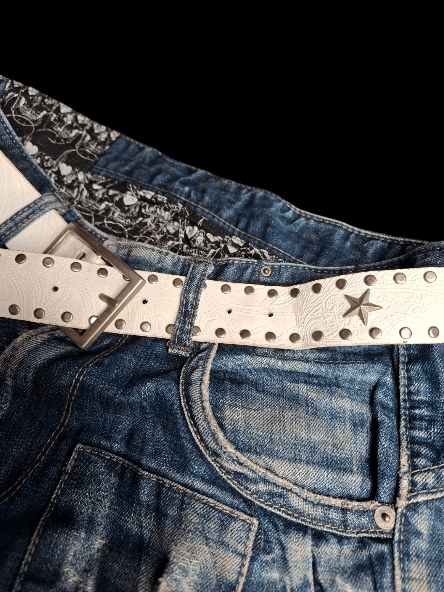 Hysteric Glamour × Japanese Brand Vintage Y2K Belts studed star Size ONE SIZE - 3 Thumbnail