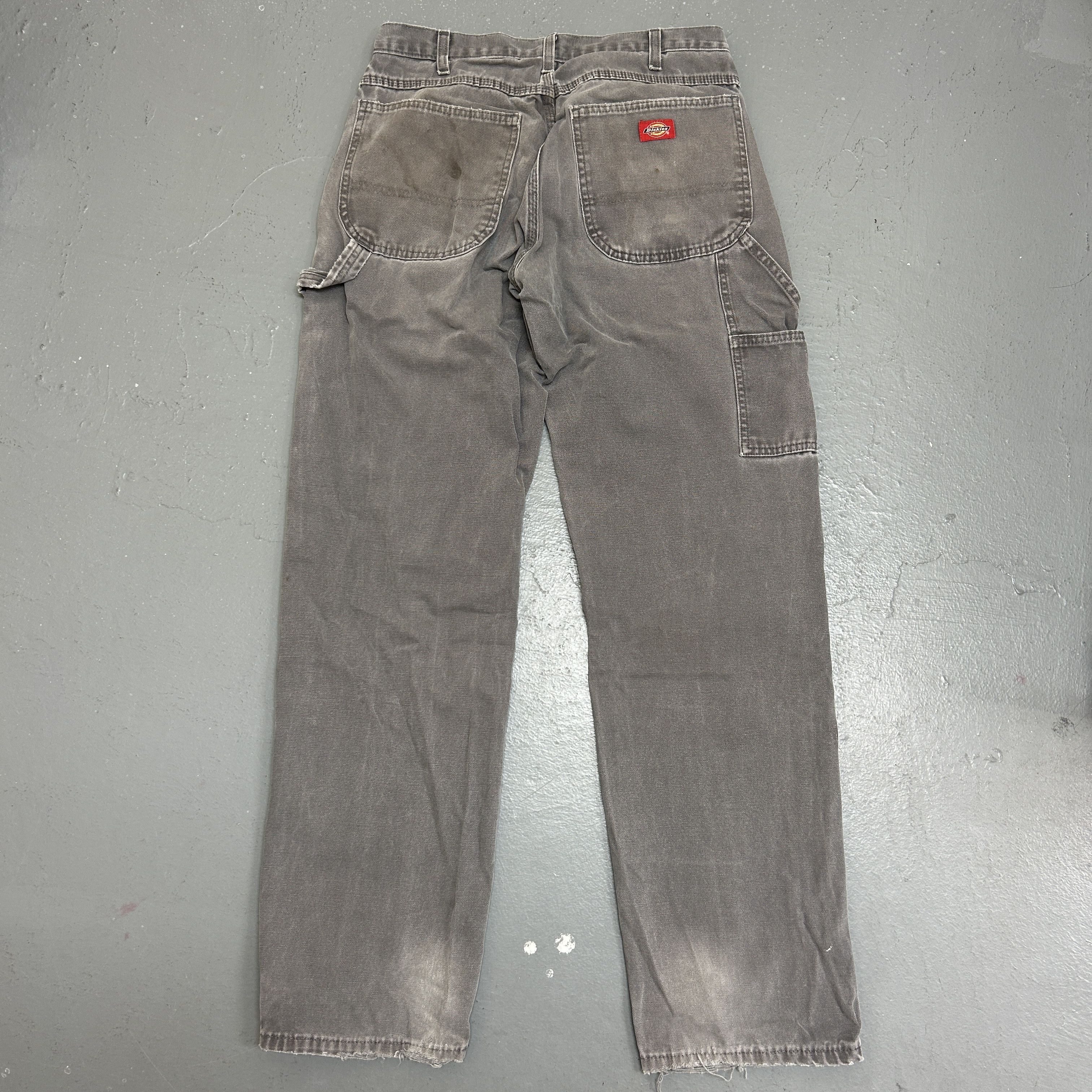 Dickies Distressed Vintage Dickies Workwear Pant — Grey (32x32) Size US 32 / EU 48 - 2 Thumbnail