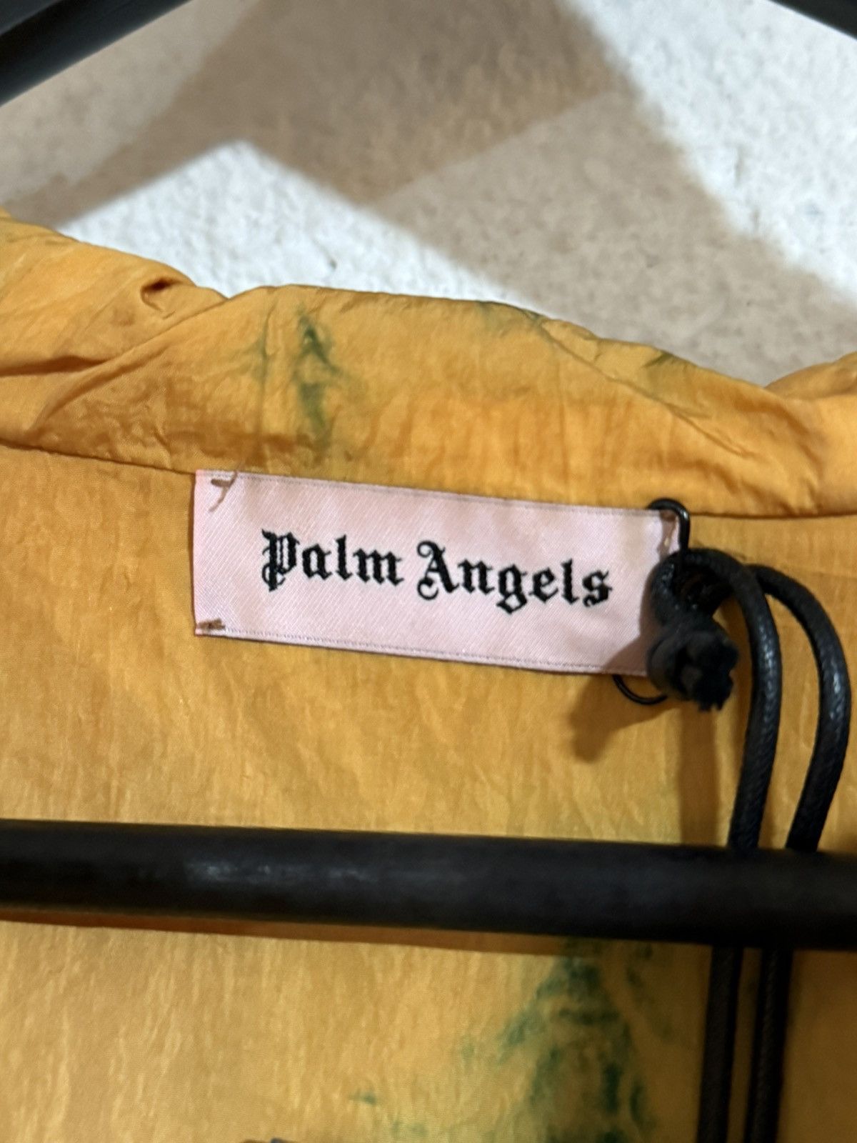 Palm Angels (1.8K Retail) Yellow & Green Tie-Dye Windbreaker Size US S / EU 44-46 / 1 - 6 Thumbnail