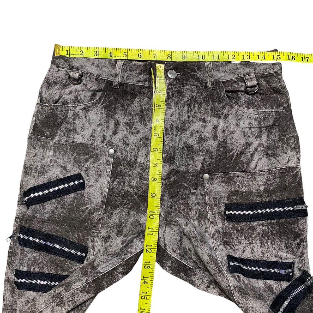 Mari's Rock SLASH NUMBER Bondage Zipper Pants Size US 30 / EU 46 - 17 Thumbnail