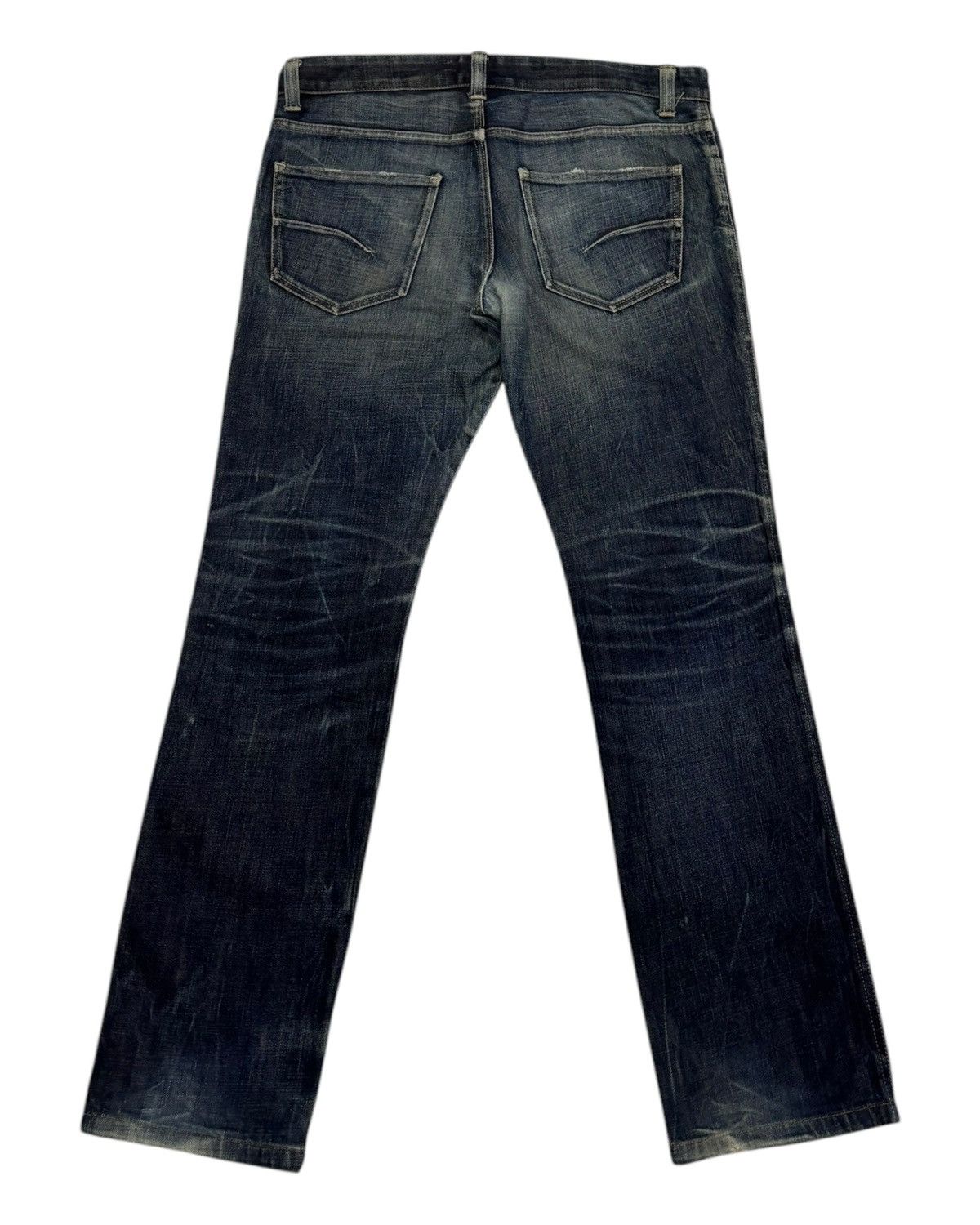 Japanese Brand × Tornado Mart VINTAGE HIGH STREET SLIM FLARE DISTRESS JEANS TORNADO MART Size US 35 - 8 Thumbnail