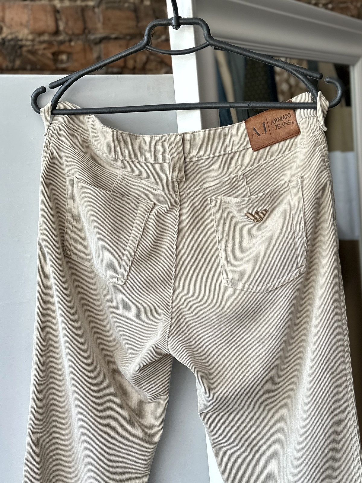 Armani × Giorgio Armani Women’s Jeans Armani Jeans Velvet Brown Size: 29 Size 29" - 2 Thumbnail