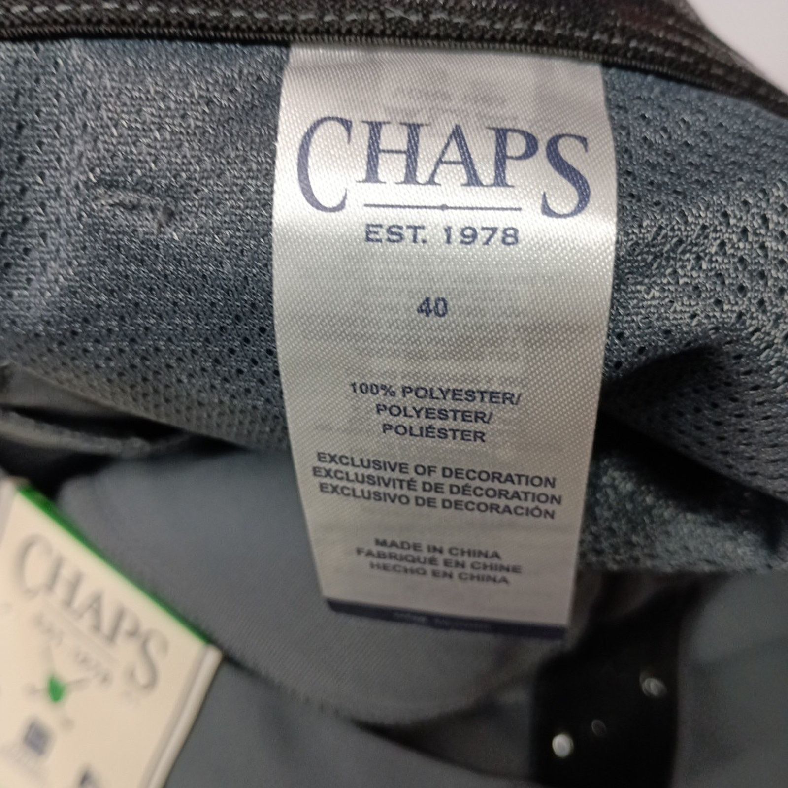 Chaps Chaps Golf Shorts Men's 40 Gray Slim Fit 9" Inseam Stretch Size US 40 / EU 56 - 3 Thumbnail