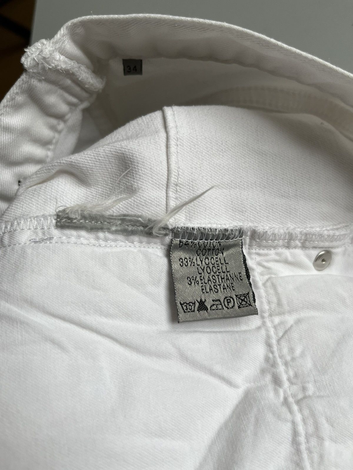 Dior Dior by Kris van Assche SS16 runway multipocket white jeans Size US 33 - 15 Thumbnail