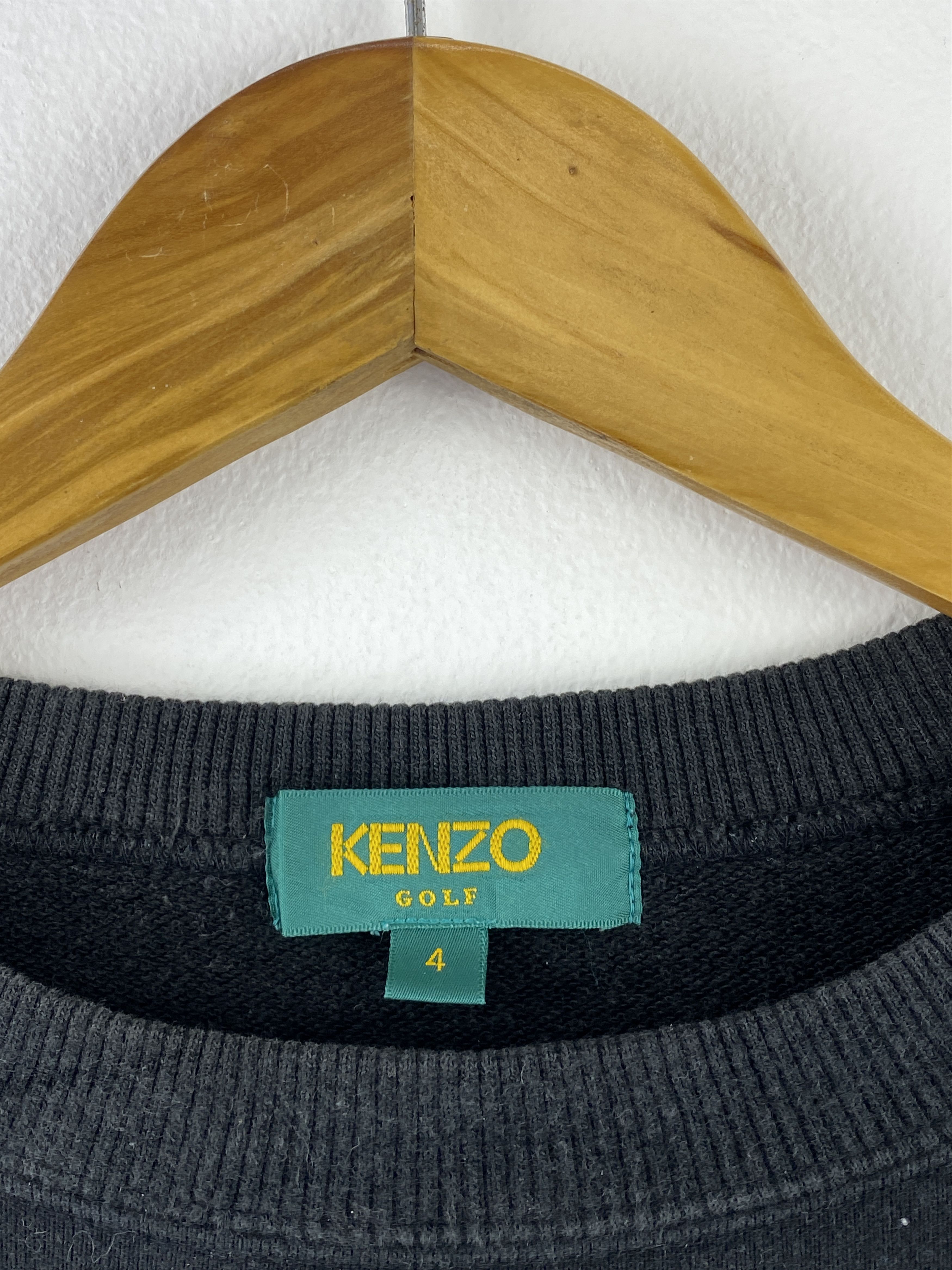 Kenzo Vintage Kenzo Golf Spell Out Pullover Sweatshirt SH0447 Size US XL / EU 56 / 4 - 5 Thumbnail