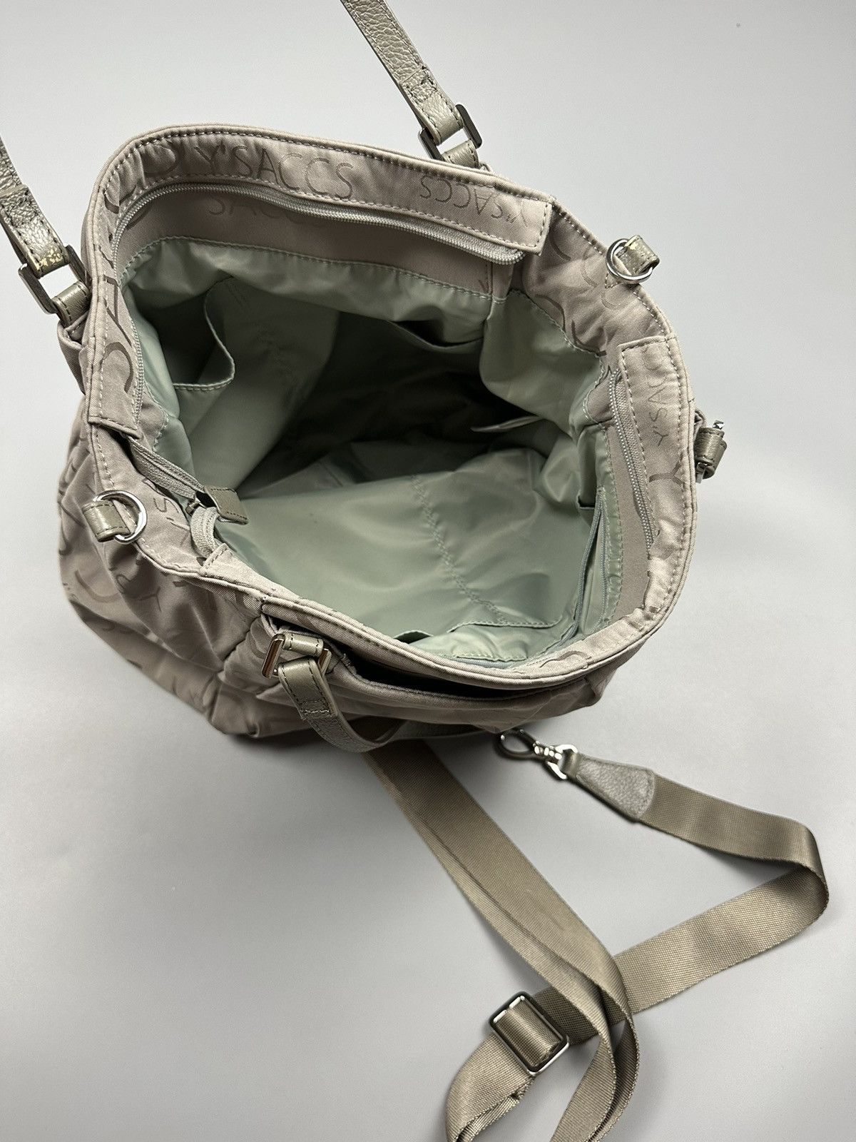 Y's × Yohji Yamamoto Y’saccs Yohji Yamamoto Full Printed 2 Way Sling/Shoulder Bag Size ONE SIZE - 12 Thumbnail