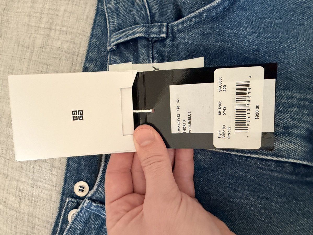 Givenchy Givenchy Denim Shorts Size US 32 / EU 48 - 10 Thumbnail