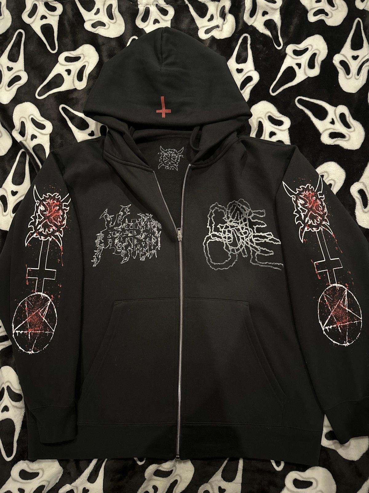 Ken Carson KEN CARSON AGC TOUR ZIP UP MERCH | Grailed